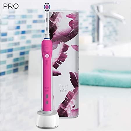 Oral-B Pro 1 750 Pink Design Edition mit Reiseetui