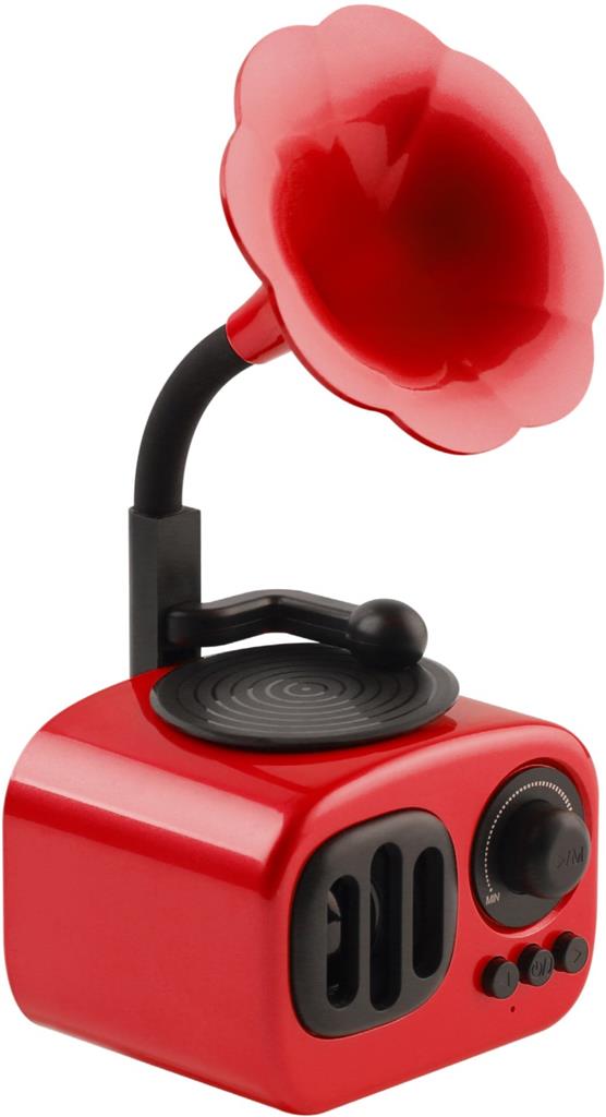 NABO RETRO MINI  Red Wireless Audio Speaker