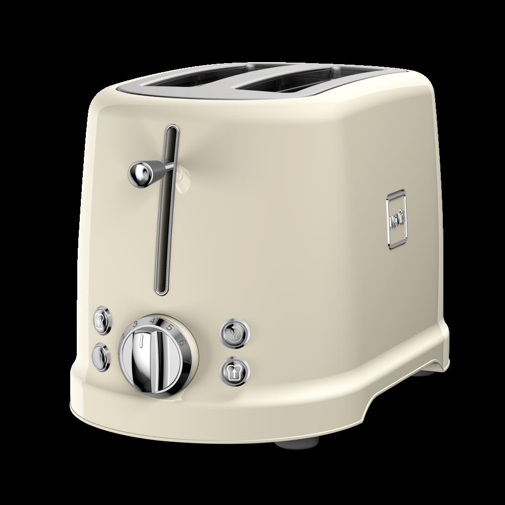 Novis Iconic Line - Toaster T2 creme SET mit Brötchenwärmer