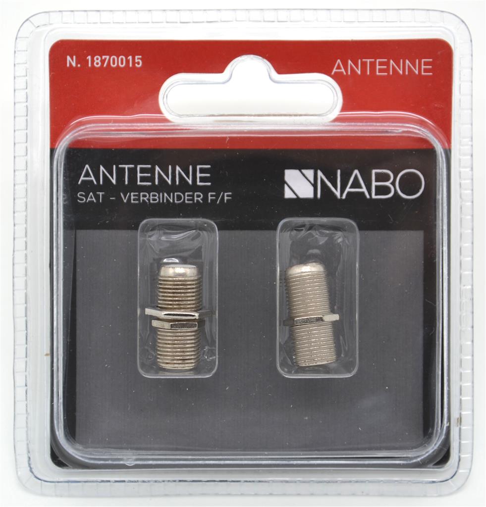 NABO F-Verbinder mit Kontermutter 2 Stück