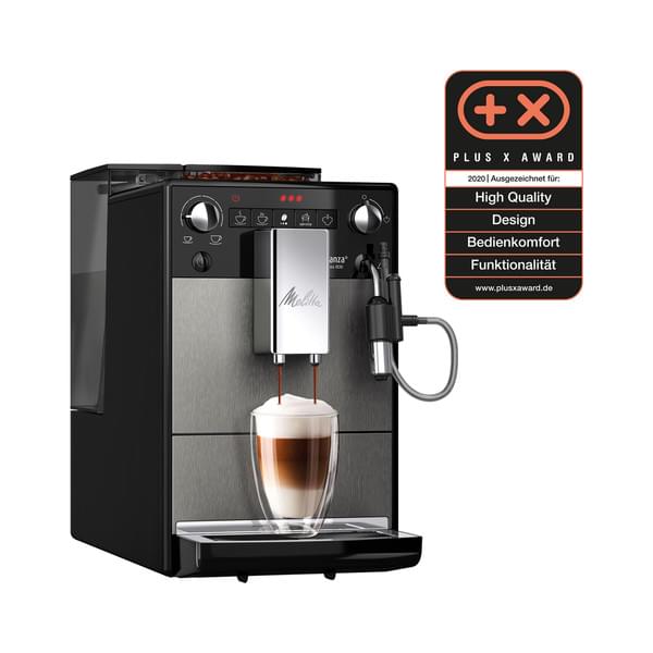 Melitta Avanza Series 600 F270-100 - Automatische Kaffeemaschine mit Cappuccinatore - 15 bar - Mystic Titan