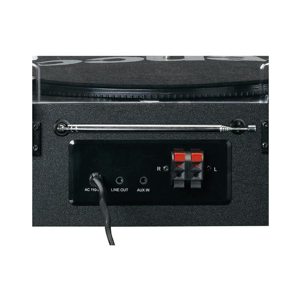 Lenco MC460BK Kompakt-Anlage mit Plattenspieler, CD, Internetradio/UKW/DAB+, Bluetooth & USB