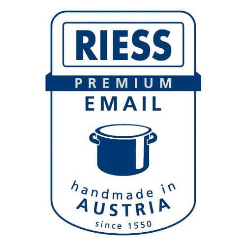 RIESS Gugelhupfform Ø24cm schwarz Emaille