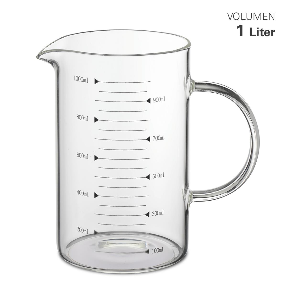 Weis Messbecher Glas 1 Liter