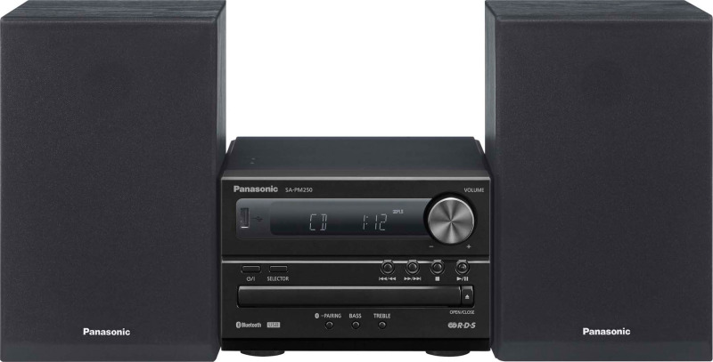 Panasonic SC-PM250 - Microsystem - 20 Watt Gesamt - Schwarz