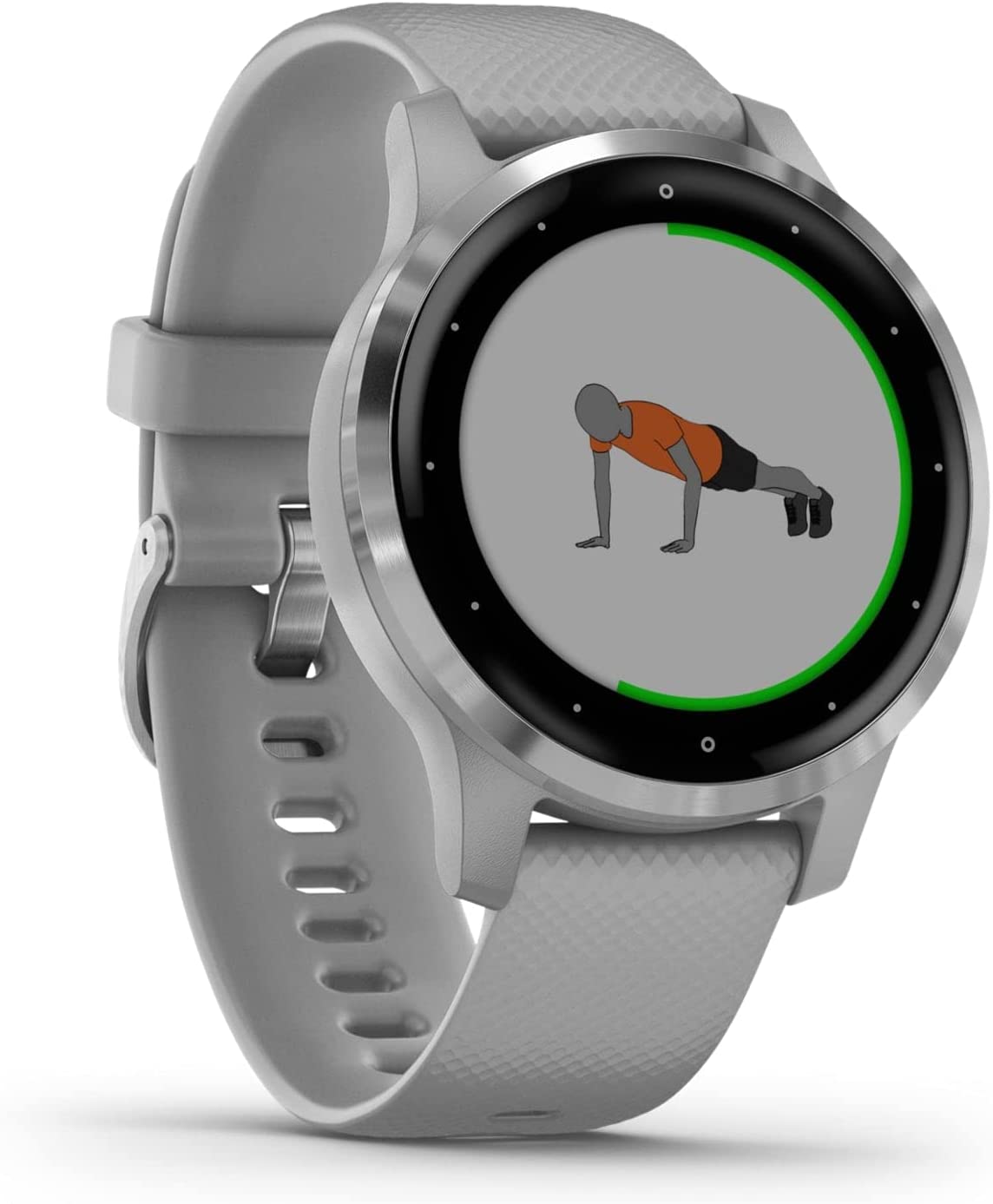 Garmin Smartwatch für GPS Vivoactive 4S Grau Silber 40mm
